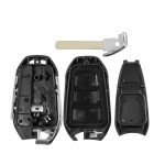 3 Buttons Car Remote Key Shell for Peugeot