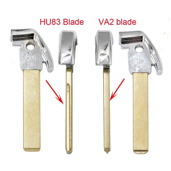 Peugeot VA2/HU83 blade Emergency Key