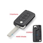 Flip Remote Van Car Key For Peugeot Partner