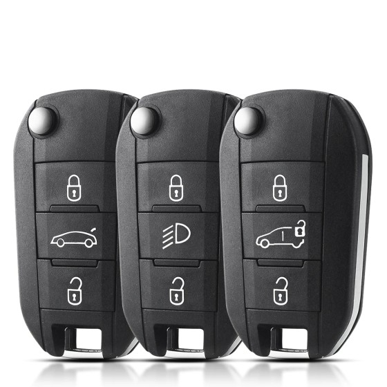 Car Key Case For Citroen C-Elysee For Peugeot
