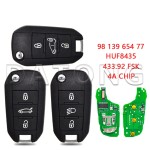 Car Remote Key For Peugeot AES Chip