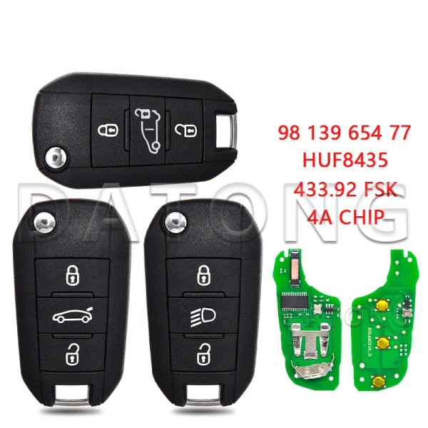 Car Remote Key For Peugeot AES Chip