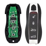 Porsche 3+1 Buttons Remote Key KR55WK50138 ASK 315MHz Keyless Go(No logo/With logo)