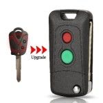 Proton Waja Saga Icin Yedek Wira Persona 2Buttons Remote Car Key Case Cover With MT11R Uncut Blade