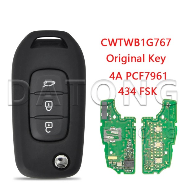 Renault Megane III FCC:CWTWB1G767 4A 434 FSK(No logo/With logo)