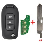 Renault Megane III FCC:CWTWB1G767 4A 434 FSK(No logo/With logo)