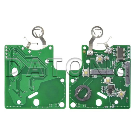 Renault ID46 7952 Koloes/4A PCF7953/ID46 7952 Megane3 Replacement Hands Free Card NSN14/VA2 Blade(No logo/With logo)