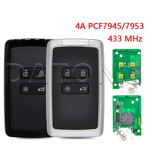 4A PCF7953M 433MHz Promixity Card White/Black(No logo/With logo)