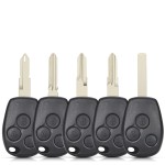 3 Button Car Key Shell For Renault NO153/VAC102/NE73/HU136TE/VA2 Key Shell (No logo/With logo)