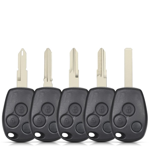 3 Button Car Key Shell For Renault NO153/VAC102/NE73/HU136TE/VA2 Key Shell (No logo/With logo)