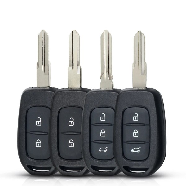 Remote Car Key Shell Fob For Renault 2/3BT Left/No.153/VAC102 Blade(No logo/With logo)