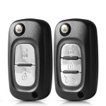 Filp Car Remote Key Case shell 2/3 Buttons NE72/VA2/HU83