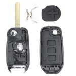 Flip Remote Key Shell Case for Renault 2/3B VAC102/HU56R/HU136/VA2 Blade(No logo/With logo)