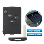 Key Shell 4 Buttons For Renault