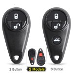 Subaru Baja Forester Impreza Tribeca Legacy & Outback Replacement 2 / 3 / 4 Button Remote Key Shell Case Fob