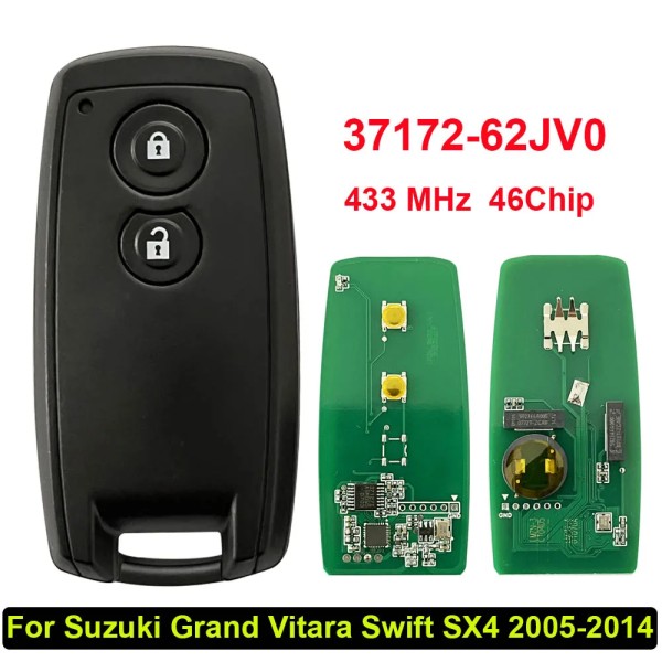Suzuki SX4 Grand Vitara Swift 2 Buttons 433MHz ID46 Chip