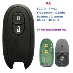 Original Smart Remote Key Fob For Suzuki Wagon R Every Hustler Palette Spcia R74P1 315MHz PCF7953X HITAG 3 47 Chip Russia Market