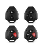 Toyota 2/2+1/3/3+1 buttons without blade(No logo/With logo)