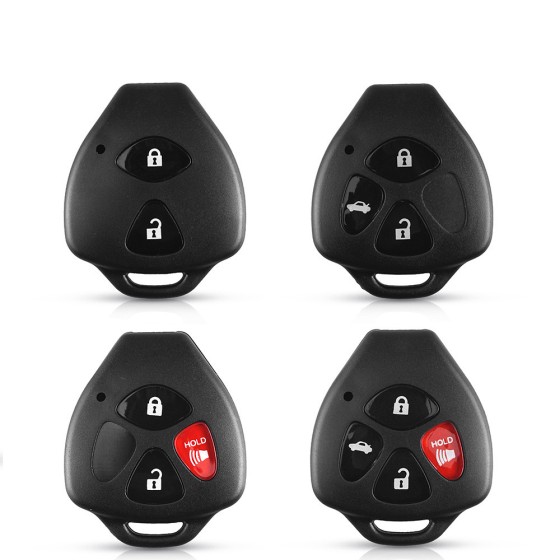 Toyota 2/2+1/3/3+1 buttons without blade(No logo/With logo)