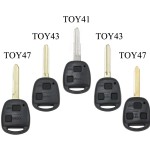 Toyota 2 Buttons TOY43/47/41/48/40 Blade(No logo/With logo)