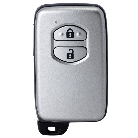 Toyota Smart Key Cover 2/2+1/3/3+1 Buttons Silver(No logo/With logo)
