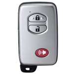 Toyota Smart Key Cover 2/2+1/3/3+1 Buttons Silver(No logo/With logo)