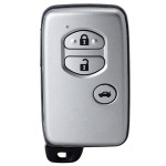 Toyota Smart Key Cover 2/2+1/3/3+1 Buttons Silver(No logo/With logo)
