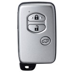 Toyota Smart Key Cover 2/2+1/3/3+1 Buttons Silver(No logo/With logo)