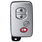 Toyota Smart Key Cover 2/2+1/3/3+1 Buttons Silver(No logo/With logo)