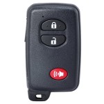 Toyota Smart Key Cover 2/2+1/3/4 Buttons Black(No logo/With logo)