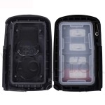 Toyota smart key shell 2/3/2+1/3+1 Buttons Black(No logo/With logo)