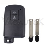 Toyota smart key shell 2/3/2+1/3+1 Buttons Black(No logo/With logo)