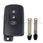 Toyota smart key shell 2/3/2+1/3+1 Buttons Black(No logo/With logo)