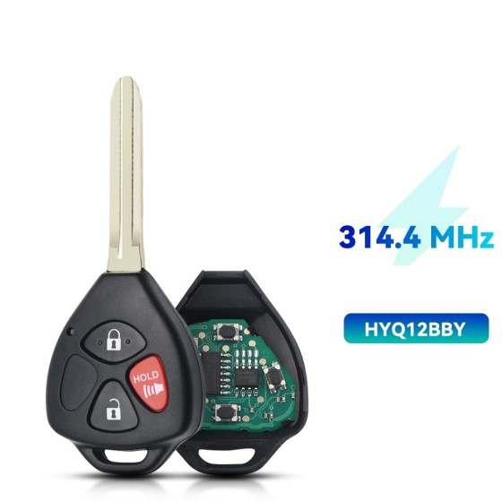 TOY 2+1/3+1 Buttons 314Mhz HYQ12BBY( Without Chip/G Chip/4D67 Chip/H Chip)(NO logo/With logo)