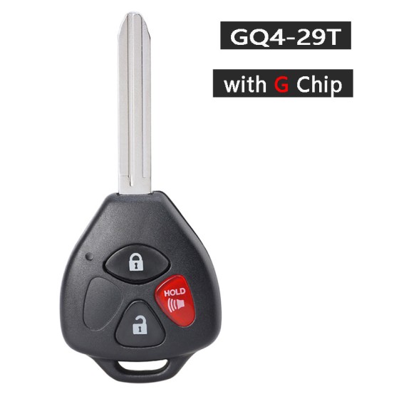 TOY 2+1/3+1 Buttons 314Mhz GQ4-29T (No Chip/G Chip/4D67 Chip) (No logo/With logo)