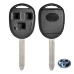 Toyota 2/3 Buttons case Strong(With logo)