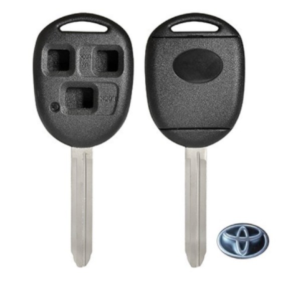 Toyota 2/3 Buttons case Strong(With logo)