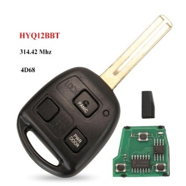 HYQ12BBT 314.4MHz 4D68 Toyota for Lexus RX330 RX350 RX400h RX450h