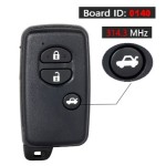 314.3MHz HYQ14AAB Board: 271451-0140 Smart Card 2007-2016 4D71