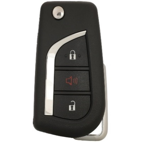 2006-2012 Toyota / 3-Button Flip Key NEW STYLE / HYQ12BBY (67/G Chip) (AFTERMARKET)