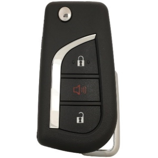 2006-2012 Toyota / 3-Button Flip Key NEW STYLE / HYQ12BBY (67/G Chip) (AFTERMARKET)