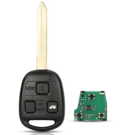 2/3BT P/N: 89071-0D010 Ce0165 433MHz 4D67/4C Chip Toyota Corolla Yaris Avensis 1998+