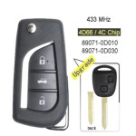 433MHz 4D66/4CChip P/N: 89071-0D010/ 89071-0D030 Upgraded
