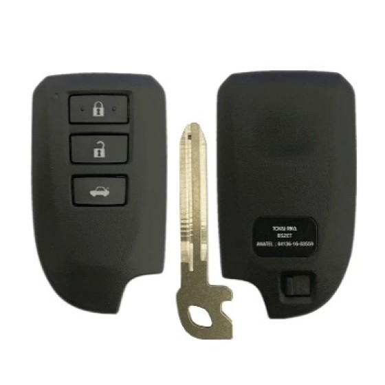 Keyless GO Smart Remote Key FCCID BS2ET 433-434Mhz