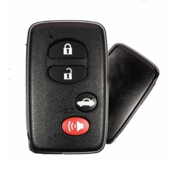 2007-2013 Toyota / 4-Button Smart Key / HYQ14AAB (E Board - 3370) (AFTERMARKET)