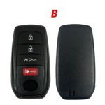 TOY 2+1/3+1/4+1/5+1/5/2/3/4 buttons smart keys for aftermarket PCB with logo (back side NO)