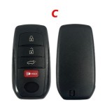 TOY 2+1/3+1/4+1/5+1/5/2/3/4 buttons smart keys for aftermarket PCB with logo (back side NO)