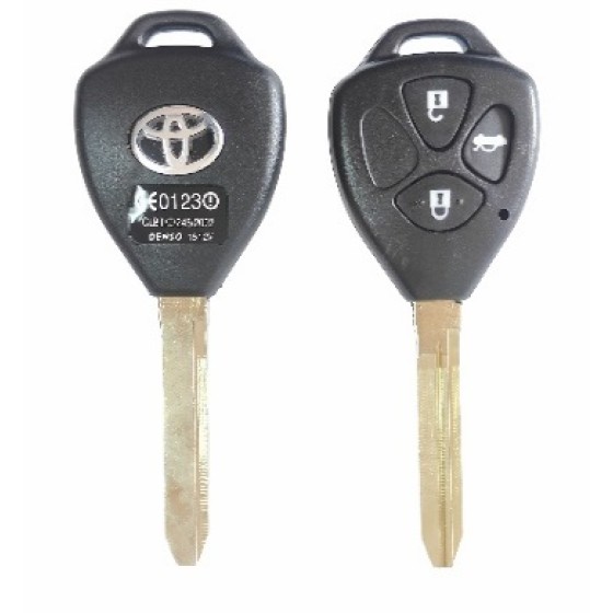 Toyota 2/3 Buttons TOY47 Blade(With logo)