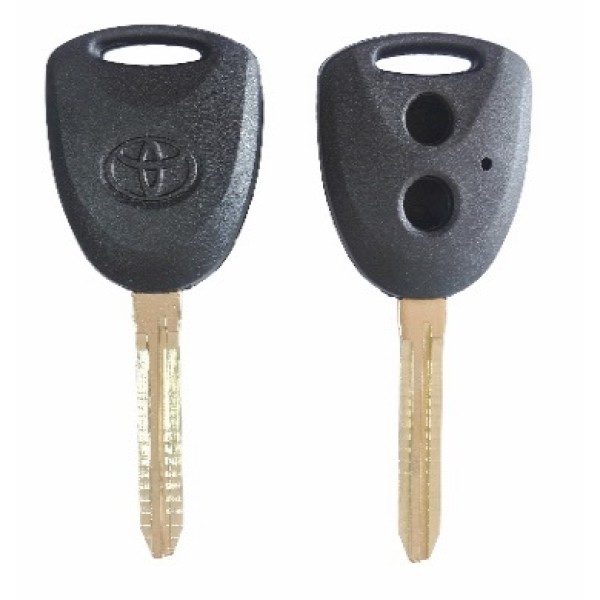 Toyota/Daihatsu 2 Buttons TOY43/Left Blade(With logo)
