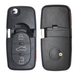 VW 3+1 Buttons remote 433Mhz ID48Chip FCC:1J0959753F(No logo/With logo)